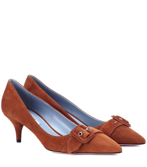 prada kitten heel suede slingback pumps|prada kitten heel slingback pump.